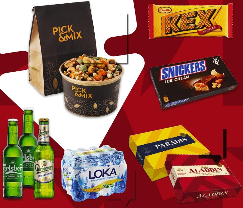 99 00 SPARA 40:00 PER KG KEXCHOKLAD CLOETTA 60g Jämförpris 83:33 kr/kg 5 00 24 90 SPARA 4:60!