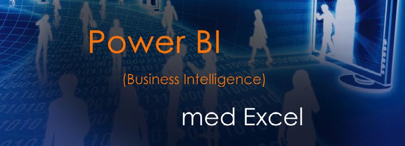 Power BI (Business Intelligence) med Excel Power BI är Microsofts molnplattform för att dela och samarbeta kring de rapporter man t.ex. tagit fram i Excel.