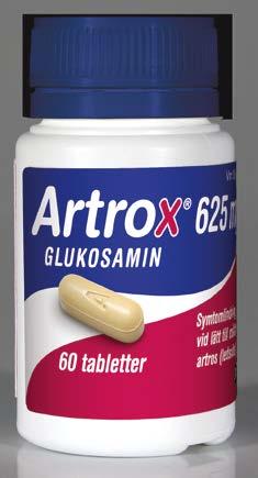Artrox är receptfritt i de mindre förpackningarna om 60 tabletter (plastburk eller blister). Artrox ska inte användas av skaldjursallergiker, gravida, ammande kvinnor och personer under 18 år.