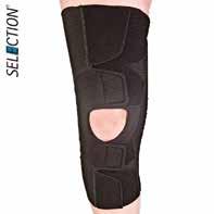 SELECTION Knee Minor Wrap SELECTION Minor är avsedd att användas vid lindrigare smärttillstånd i knäet. Minor ger lätt kompression och har en värmande funktion.