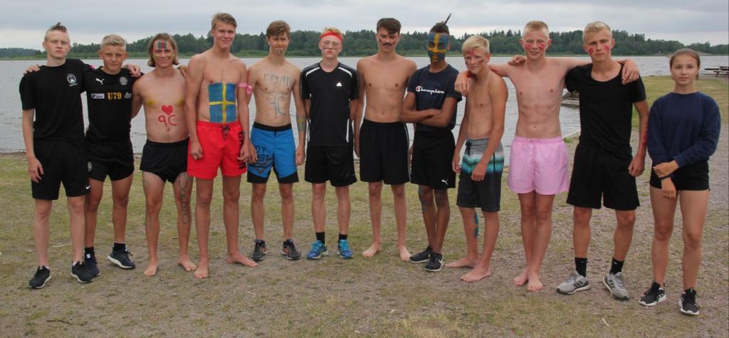skolområdet med diverse sträckor.
