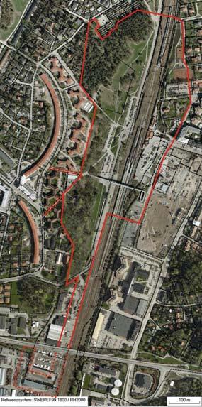 2 ÖVERSIKTLIG BESKRIVNING AV OMRÅDET 2.1 OMRÅDESBESKRIVNING Det studerade mrådet ligger i Upplands Väsby kmmun i nrra Strstckhlm.