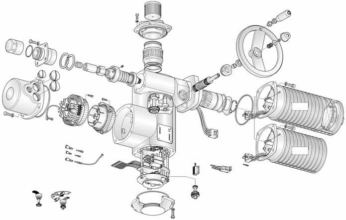 AUMATIC AC 01.1 Driftinstruktion 22. Sprängskiss och reservdelslistavridsektordon SG 05.1 - SG 12.1 152.2 152.1 39.0 S1 / S2 16 10.0 39.2.4 39.2.3 39.2.2 39.2 S1 / S2 153.2 153.1 153.0 153.3 38.2.4 38.