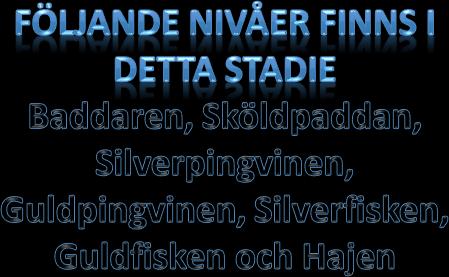 Stadie 2: Lekfull siminlärning och rörelseglädje 4 9 år FUN damentals: Lära sig simma I denna fas lär sig barnen att simma.