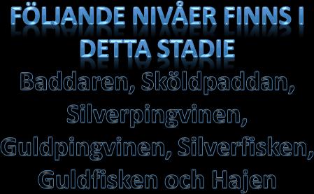 Stadie 2: Lekfull siminlärning och rörelseglädje 4 9 år FUN damentals: Lära sig simma I denna fas lär sig barnen att simma.