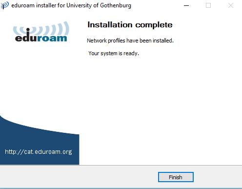 Inloggningsfel Det absolut vanligaste felet vi stöter på när någon inte kan logga in på Eduroam är att man glömt skriva in @gu.se efter användarnamnet.