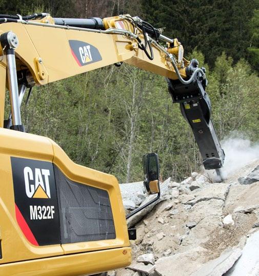 Du kan dessutom enkelt utöka alla möjligheter den erbjuder med de många redskapen i Cats varierade sortiment.