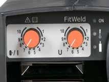 FitWeld LED-display Det hållbara trådmatningsmekanismen GT WireDrive är tillverkad i gjuten aluminium.