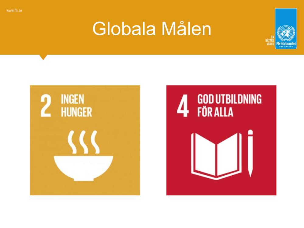 FN:s andra hållbara mål är att avskaffa hunger, uppnå en bättre kosthållning och främja ett hållbart jordbruk.