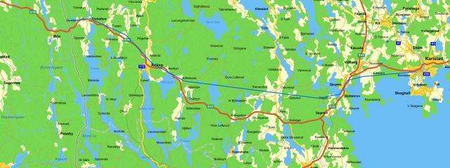 Sträcka Bana Mark Bro Tunnel Totalt Drammen Askim 4,5 28,1 8,6 20,7 61,9 Ski mot Askim 0 6,5 1,9 0 8,4 Askim - Gränsen 0 18,9 10,6 6,2 35,7 Summa 4,5 53,5 21,1 26,9 106,0 Tabell 5.
