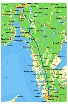 59 Figur 48. Gränsen till Uddevalla, Kungälv och Göteborg.