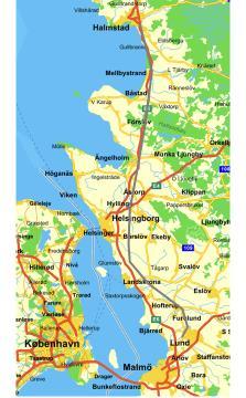 Infrastruktur mellan Göteborg och Halmstad.
