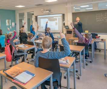 Typisk applikation : Klassrum I ett klassrum bedrivs många typer av aktiviteter så som presentationer, grupparbeten, filmvisning etc.