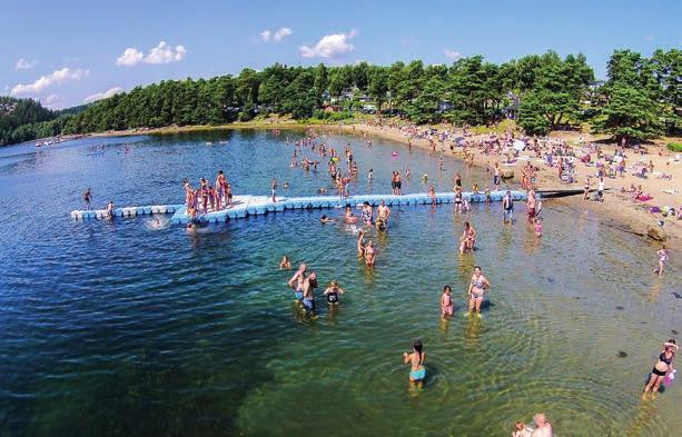 Här kan du också sova över i stuga eller på campingen. Mer information på www.hafsten.se.