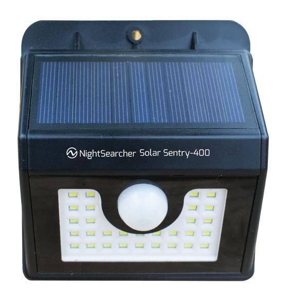 1000 Lumen Dimensioner LxBxD mm: 170x115x105 Vikt: 513 g Art.Nr 1750141 Solar Sentry 400 Nu 195:- + moms Ord.