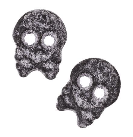 Raspberry/Liquorice Skull A sweet and salty dream. HALLON/LAKRITS SKALLE SKUM BANANA BUBS #7021 5.