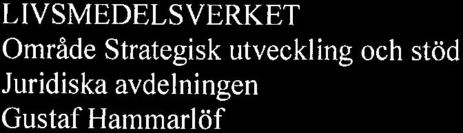 LIVSMEDELSVERKET REMISS 2 (2) Område Strategisk utveckling och stöd 2017-04-03 Dnr 2018/01060 Sändlista Astrid Fiskexport AB BD Fisk AB info astridfiskex ort.