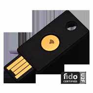 YubiKey YubiKey 4 Kortläsare med tillhörande klämma som läser kontaktlösa