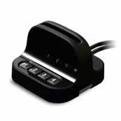 Kortläsare med multipla USB-anslutningar RS20N-3 Kortläsare med två USB-anslutningar.