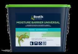 MOISTURE BARRIER UNIVERSAL SNABBTORKANDE FUKTSPÄRR WBA TECHNOLOGY Moisture Barrier Universal är en vattenbaserad fuktspärr avsedd för Bostik Rollat Tätskiktssystem VT-Universal i kombination med