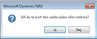 Påminnelsen försvinner ur listan med påminnelser. Vill du ta bort en enstaka rad på påminnelsen så öppnar du kortet för påminnelsen, ställer dig på raden du vill ta bort och trycker Ctrl+Del.