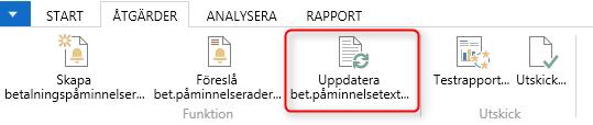 Är man inte nöjd med den påminnelsetext som systemet föreslår kan