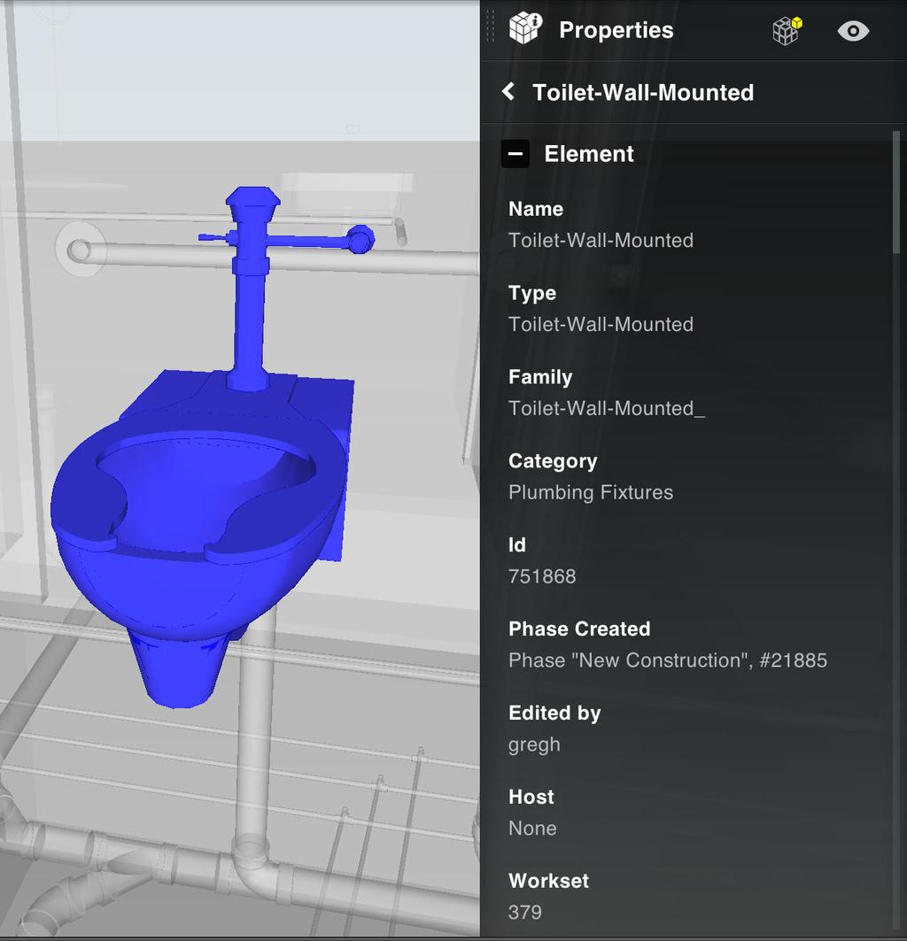 Istället visar BIM 360 Glue på ett överskådligt sätt de redan framtagna vyerna från Navisworks (Figur 38).