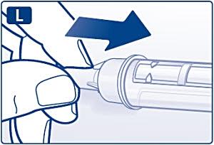 Kassera injektionspenna och nål enligt lokala föreskrifter. Ta alltid loss injektionsnålen efter varje injektion och förvara pennan utan fastsatt nål.