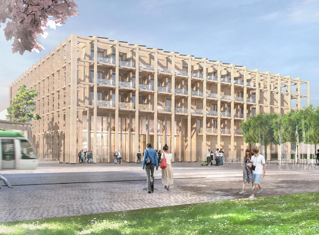 Fojab Arkitekter Den första detaljplanen i Science Village, som omfattar byggnaderna runt Rydbergs Torg och spårvagnshållplatsen, har nyligen vunnit laga kraft.