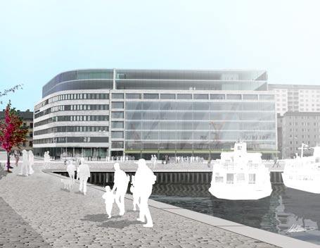 byggnaderna ligger vid kanten av Otterhällans dramatiska bergstopografi och förstärker höjdskillnaden i området. Byggnaderna är väl exponerade från älven och ett viktigt bidrag till stadens skyline.