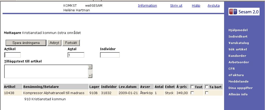 BMB Byte Mottagare Betalare forts 9 av 25 8.