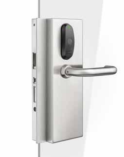 . VIKTIGA FUNKTIONER Enkel offline-installation genom byte av cylinder och handtag Fungerar med SALTO Virtual Network och SALTO Wireless. Kompatibel med de flesta RFID-teknologier.