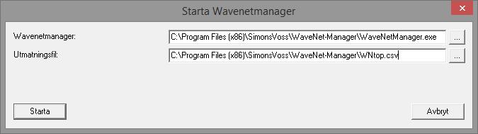 Lösenordet programmeras i alla WaveNet-komponenter. Det går inte att ändra lösenordet!
