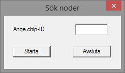 3 WaveNet Manager 48 / 87 Sök efter chip-id Här kan man söka