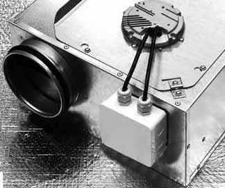 Use the enclosed screws located in the junction box.