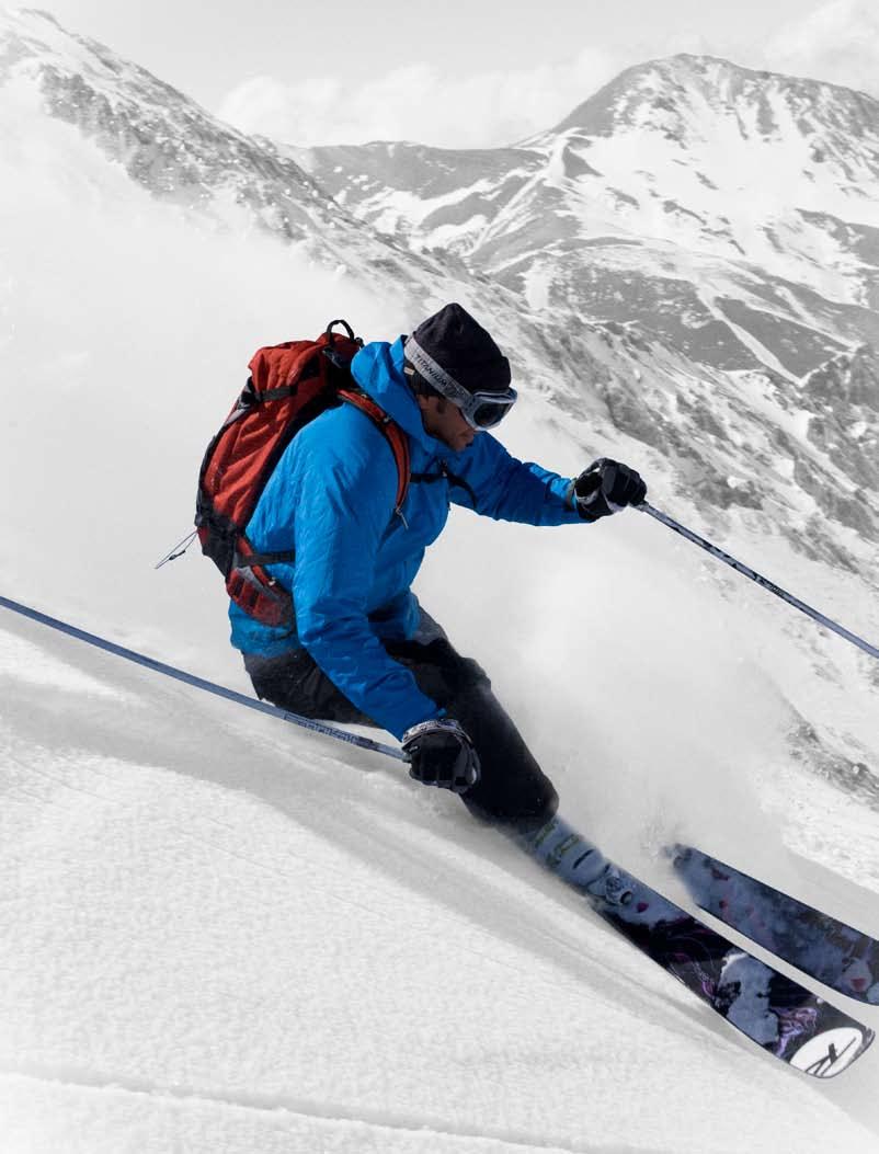FREERIDE Från park till pipe till pist levererar Columbias Freeridekategori det som yngre kunder kräver: Mångsidiga stilar med hög synlighetsfaktor som inte