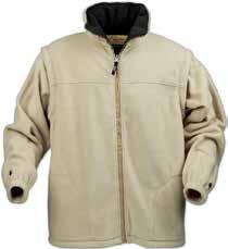 100% polyester microfleece 120 g/m 2 840 cappuccino S-XXL, 600 marin S XL Ord pris: