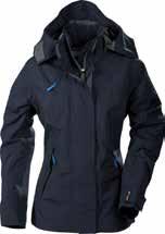 100 % Nylon, WP 3000 MM, MVP 4000/M2/24h Foder: 100 % polyester 900 svart, S-XXL, 400 röd, L-XXL