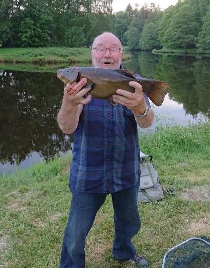 Pelle Hansson fick en överraskande fångst vid