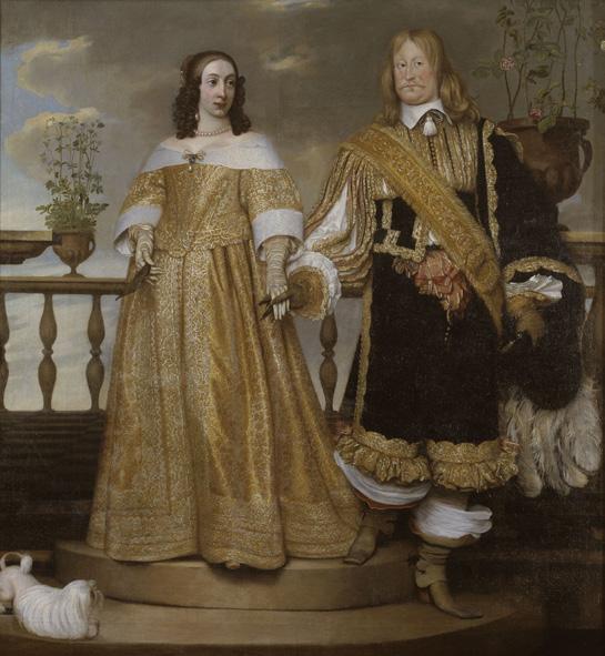 Magnus Gabriel de la Gardie och hans maka Maria Euphrosyne, 1653 Hendrick Munnichhoven (död 1664) 1600-talets svulstiga ideal präglade såväl arkitektur och inredning som kroppsideal och mode.