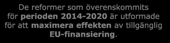 Tillväxt Total EU-budget 2014 2020 1 082 md EUR 67,5%