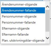Översikt Denna vy är en översikt över enhetens Aktuella ärenden och/eller Avslutade ärenden samt SIP 5 5 4. Klicka på översikt. Klicka på för att få upp enhetens ärenden.
