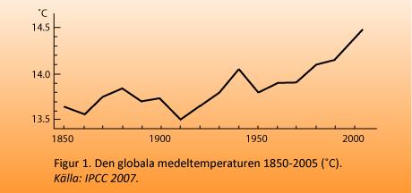 Titta på diagramet över jordens medeltemperatur. Vilket mönster kan du se? 12.