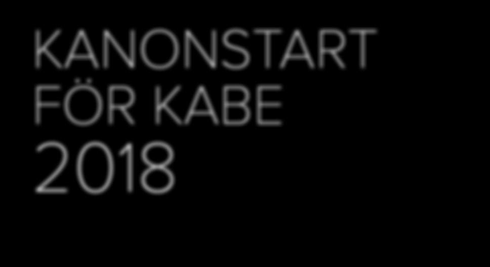 2018 KABE MA DE IN SWEDEN
