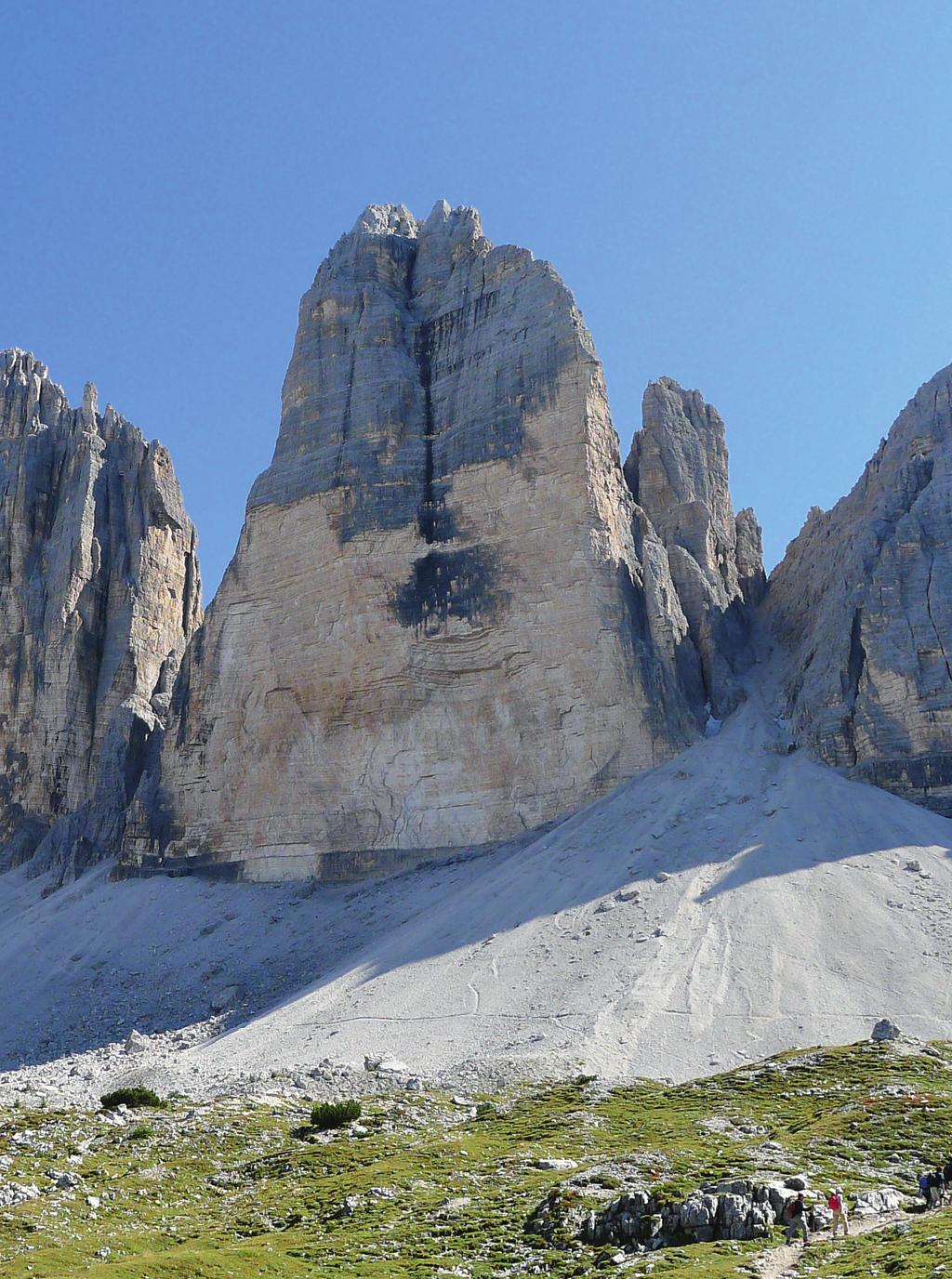 dolomiterna dirdalen Tre Cime.