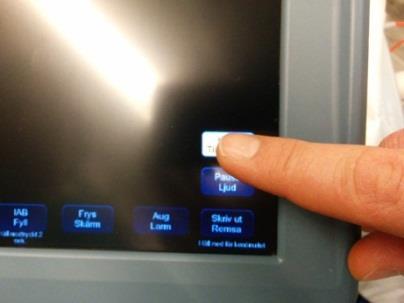 Om ytterligare information om larmet finns, visas ikonen Hjälp