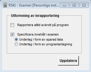 2015-06-27 21 (74) Titel på projekt/examensarbete visar dessa data om de finns tillgängliga. Om inga prov ska visas skrivs data ut för kurs ändå.