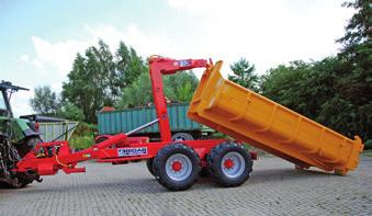STANDARDUTRUSTNING Trumbromsar på 2 axlar hydrauliska Drag justerbart Ramlås hydrauliskt Bakljus LED 10 14 12 15 14 17 Mekanisk pendelboggi Mekanisk pendelboggi Fjädrad pendelboggi Boggiblockering