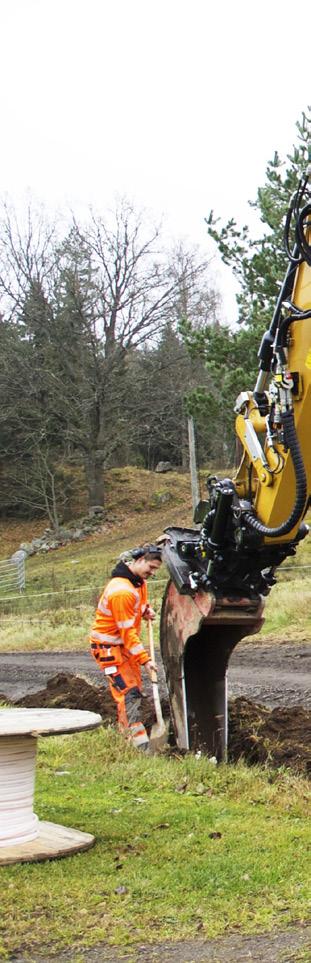 PRODUKTNYHET Givet däckval till nyinköpta hjulgrävaren När TD Fernströms Entreprenad AB köpte en ny hjulgrävare behövdes det även nya däck. Valet föll på senaste Excavator T440 från Trelleborg.