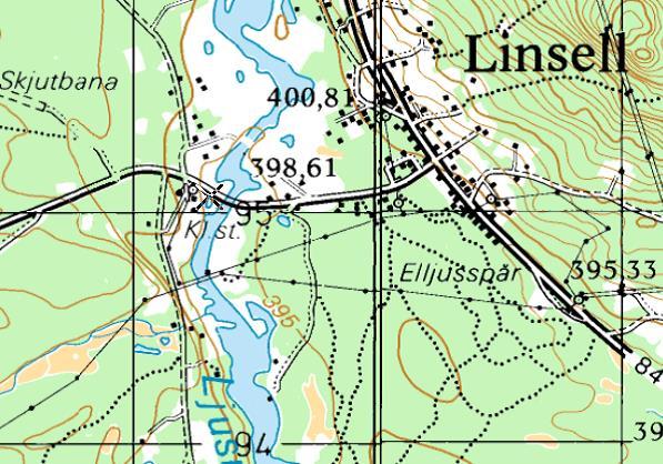 8. Ljusnan, Linsell Datum: Stationens EU-CD: SE68952-139935 216-1-2 Koordinat:689563/1399289 Statusklassning enligt HVMFS 213:19 Ekologisk kvalitetskvot Status/Klass MISA: ASPT-index: DJ-index: